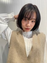 レア(Le’a)&nbsp;【Le'a】 ダークアッシュ、切りっぱなしボブ