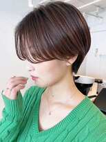 アルバム 池袋(ALBUM)&nbsp;ハンサムショート_ホワイトグレージュこなれミディ_ba384361