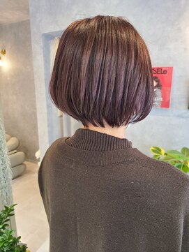 ヘア ケア ディエイチケー(HAIR CARE DHK) 上品・可愛らしいショートボブ