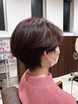 フォルテ 藤枝エピ店 髪質改善×くびれショート　カット　パーマ　カラー