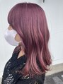 ユイバイラドンナ(Huit by LADONNA)&nbsp;大人っぽ…色落ちも可愛いピンクカラー♪[各務原/髪質改善/学割]