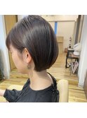 耳掛けショートボブ