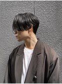【sati 秋吉】ニュアンスパーマ/センターパートマッシュ