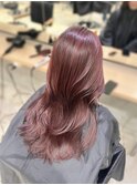 ブリーチなし艶感たっぷりラベンダーピンク*