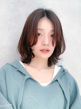 ロンド ロワール 門前仲町(Lond Loire) 韓国レイヤーカット姫カット/前髪顔周り/セミディ[門前仲町]