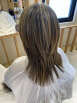 シック シャビー(CHIC shabby)&nbsp;ハイライト＋縮毛矯正　大人オシャレヘア