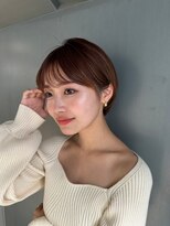 ジーナ 京都河原町(Zina)&nbsp;髪質改善＊明るめブラウンショート＊美髪【Zina京都河原町】