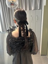 リラス 博多(rilas)&nbsp;ヘアアレンジ　タイトヘア　美髪　ブルーブラック