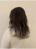 レイヤースタイル×グレージュグラデーション