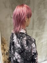 イル(ill)&nbsp;ウルフ ピンク ブリーチ ハイトーン