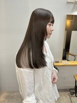 ヌープヘアーアイス(NUUP.hair ici)&nbsp;透明感♪髪質改善カラー小顔艶感ミディグレージュ