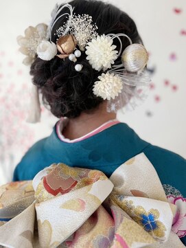 パーティー PAR-TY 芦屋店 【ヘアアレンジ】あみこみスタイル【着付け】