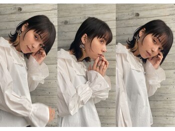 エルフィ(ELF=y)の写真/あなたの骨格を最大限に活かす似合わせ理論で小顔カットを実現します！韓国風もお任せ下さい！