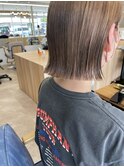 ぱつっとボブ