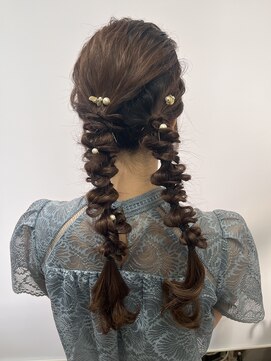 オーブ ヘアー リリー 博多2号店(AUBE HAIR lily) 結婚式ヘアセット♪