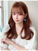 【OPEN】小顔前髪あり後れ毛サイドバングメルティカラー