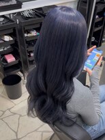 ラピス 福岡天神店(Lapis)&nbsp;色落ちまで綺麗なネイビーカラー