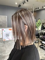 グリッター(GLITTER)&nbsp;W3Dハイライト×ボブ