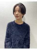 エアー 青山(AIR) 丸みショートシースルーバングくびれショートボブミニボブ