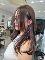 キング 高槻(K!ng)&nbsp;ハイライトカラーミルクティーベージュレイヤーカット