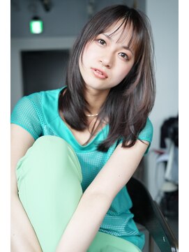 クロコ 中目黒(CLoCO) ハイライト☆アプリコットオレンジ☆中目黒青葉台池尻大橋051