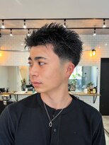 ミスターマウントロックバーバーショップ(MR.MT.ROCK BARBER SHOP)&nbsp;テーパーフェード　スパイキーショート