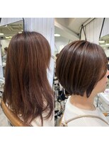 メモリーズ 銀座(Memories) ショートに抵抗ある人のためのボブショート/加藤