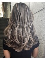 ラキング ギンザ トウキョウ(LAKING GINZA)&nbsp;着物ヘア/ダークアッシュ/ミディアムレイヤーカット/銀座