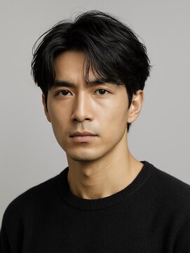 ハレ メンズサロン たまプラーザ(Hale) Haleメンズ刈り上げセンターパートニュアンスパーマたまプラーザ