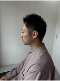 マッシュセンターパートフェードカットフェード