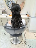 ビューティサロン東京堂&nbsp;ハーフアップ～立体リボン