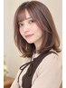 【大人女性の艶髪カラー】カット＋艶カラー＋髪質改善トリートメント