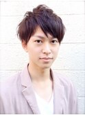 マッシュショート×グラデ２ブロック