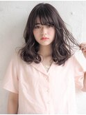 透明感ラベンダーアッシュ