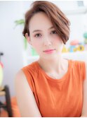 【macaron】☆タイトな前下がりショートボブ☆