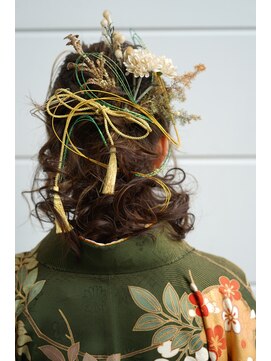 アットグレイス(@grace) 卒業式アップ/ヘアアレンジ/グレージュカラー/金沢◎20代