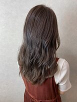 ヘア プロデュース キュオン(hair produce CUEON.) 重めロング×フォギーベージュ