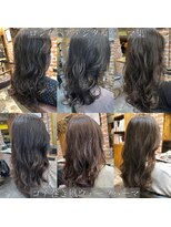 チョビー(Chobii)&nbsp;デジタルパーマロングヘアカタログゆるふわ小顔カット表参道栗原