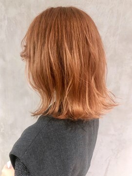 アイティー バイ アルバム 浦和店(IT by ALBUM) オレンジベージュ_くびれミディイヤリングカラー_ba319271