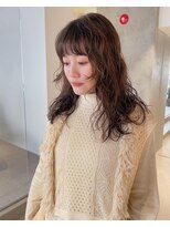 アオイ(aoi.)&nbsp;【ロング/ブラウンカラー/レイヤーパーマ/３０代/福岡薬院】