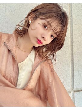 ミンクス 青山店(MINX) ウェーブボブ シースルー 20代30代40代【清水豊】