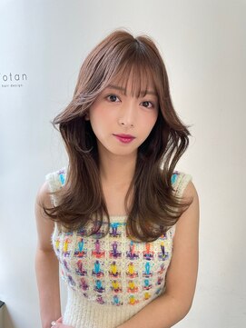 ボタン シブヤ(VOTAN SHIBUYA) 前髪/顔まわりカット/くびれヘア/薄目前髪/ブリーチなし/韓国