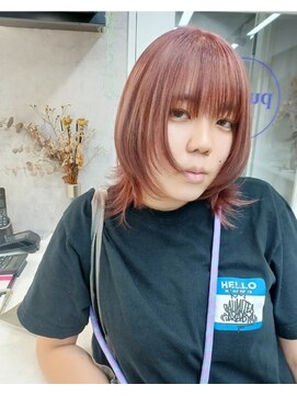 パープル(purple) ウルフピンクグレージュ