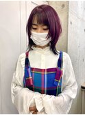 ウルフカット姫カットアンブレラカラーデザインケアブリーチ赤羽