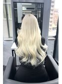 ～ホワイトブロンド　シールエクステ～【Ria 大阪 梅田】
