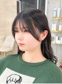 韓国レイヤー/韓国風/顔周り/髪質改善/黒髪/ブリーチなし 立川