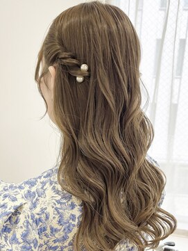 ラ ブランシュ 大宮(La Blanche) ねじりハーフツイン*大宮/大宮美容室/ヘアセット/ヘアアレンジ