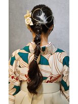 ウィスプ 赤羽店(wisp) 卒業式ポニーテールアレンジ♪