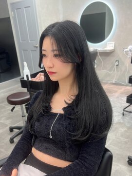 フォンド 津田沼(fond.) 切りっぱなしボブ/エアリーロング/美髪/ピンクブラウン/津田沼