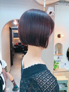 シビバイレボ(CIBI by revo) 地毛風カラー/ナチュラルレイヤーカット/ショートボブ[船橋]